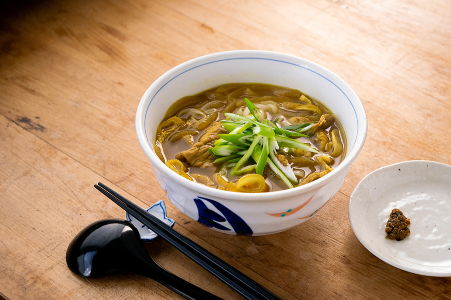 さんまだしカレーうどん