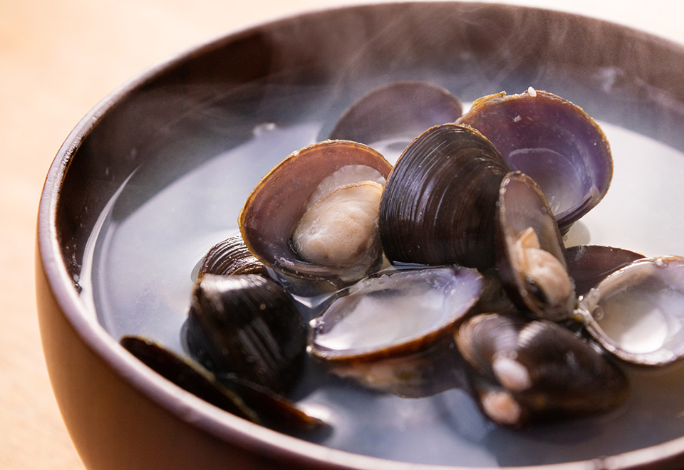 津軽十三湖の大粒しじみ