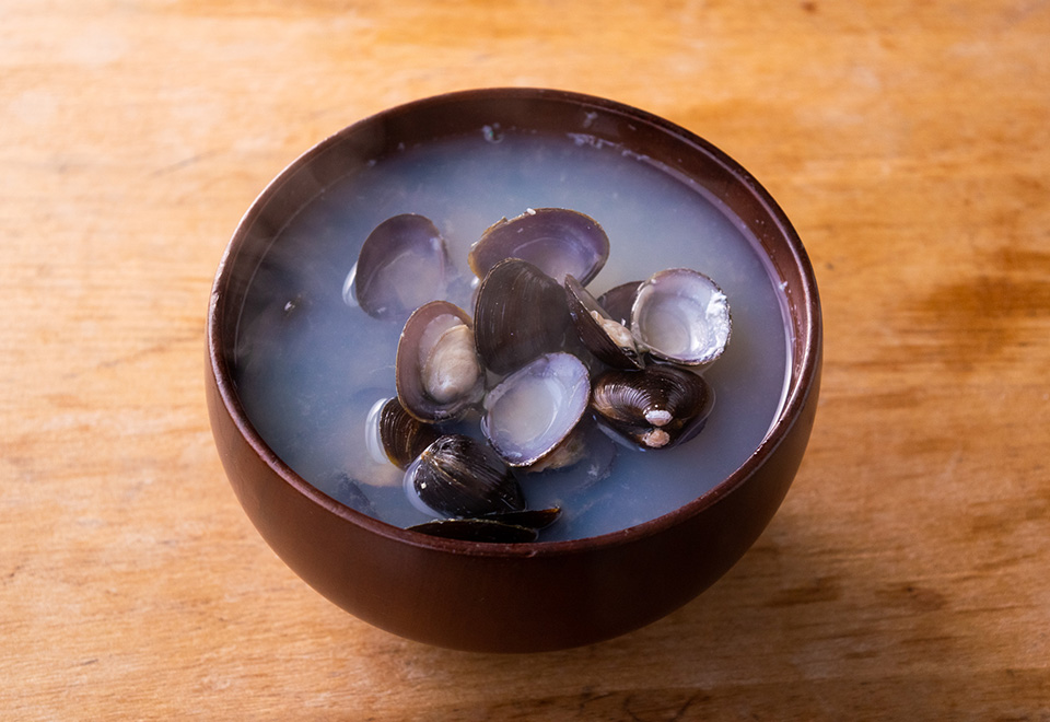 津軽十三湖の大粒しじみ