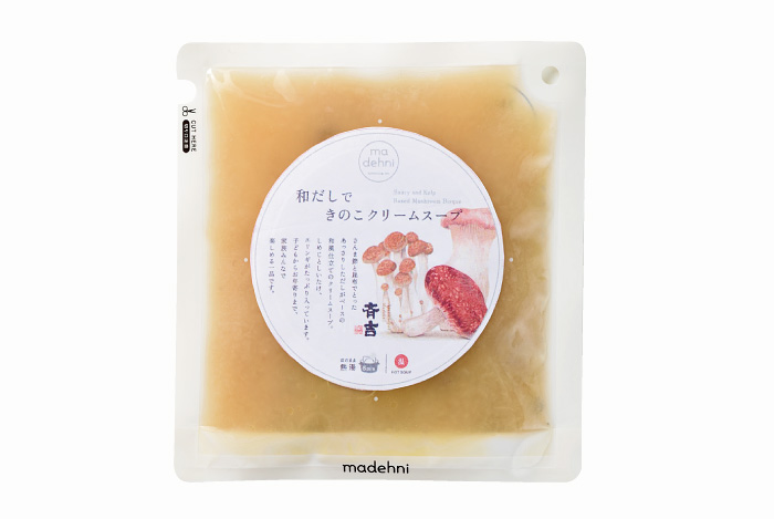 和だしできのこクリームスープ