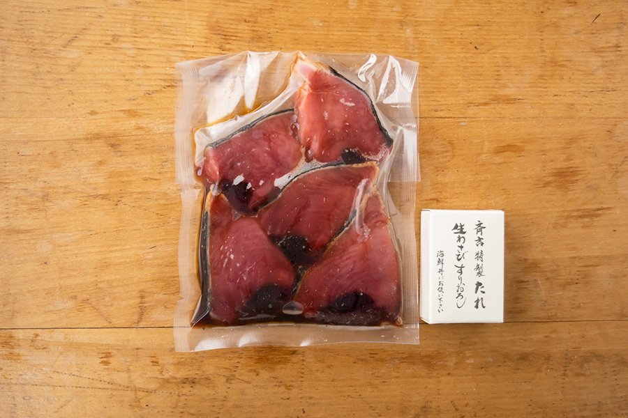 気仙沼産カツオたたき漬丼