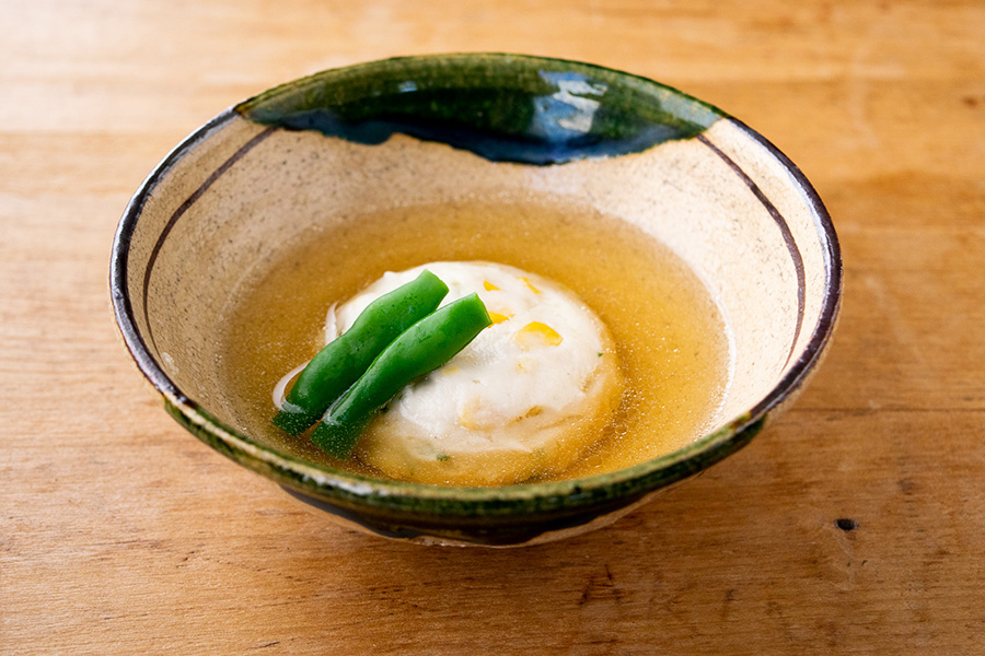 だし付きとうもろこししんじょう