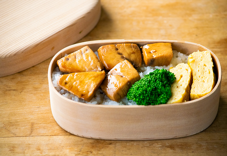 不ぞろいめかじき煮つけ