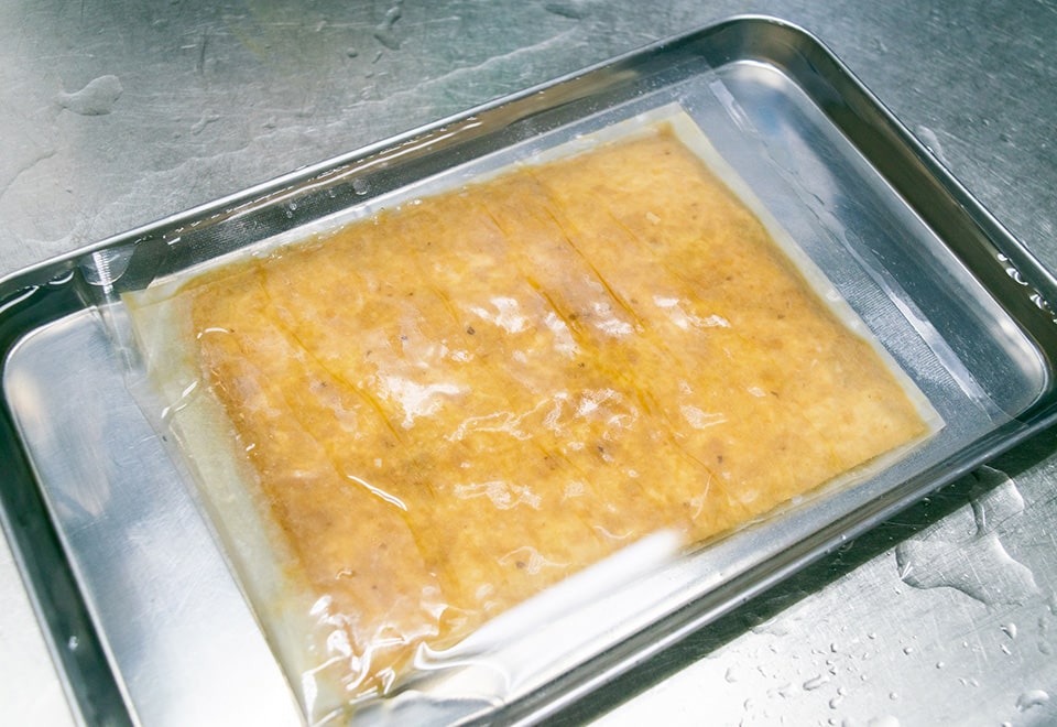 甘辛味噌漬け油揚げ