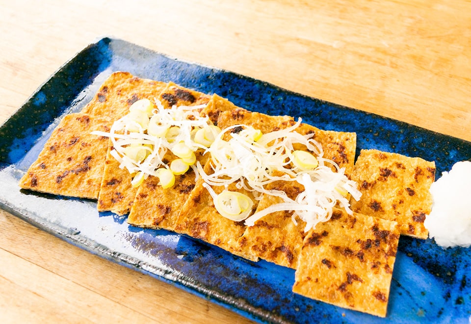 甘辛味噌漬け油揚げ