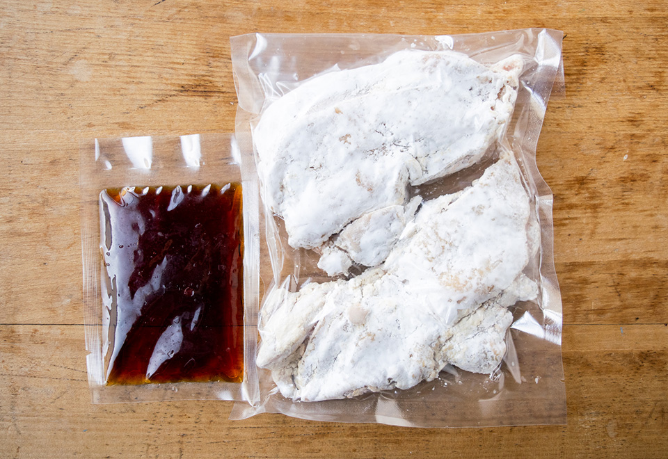 鶏竜田甘酢かけ