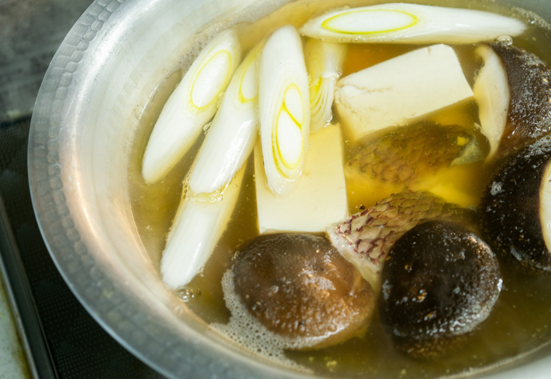 真鯛小鍋仕立て