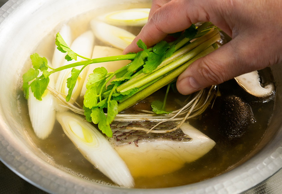 真鯛小鍋仕立て