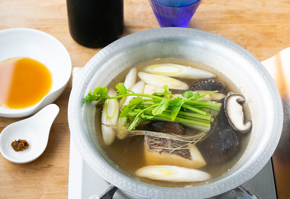 真鯛小鍋仕立て