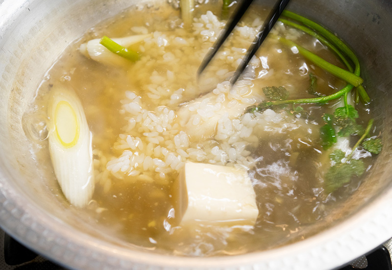 真鯛小鍋仕立て