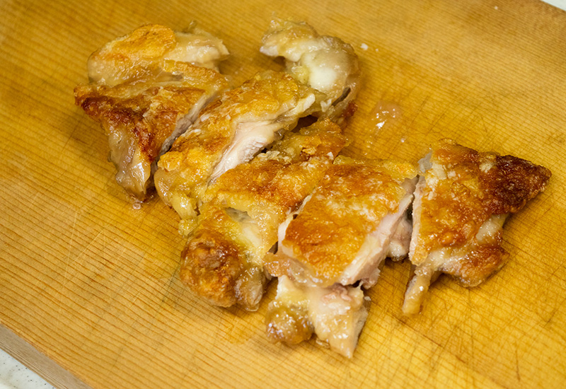 鶏竜田甘酢かけ