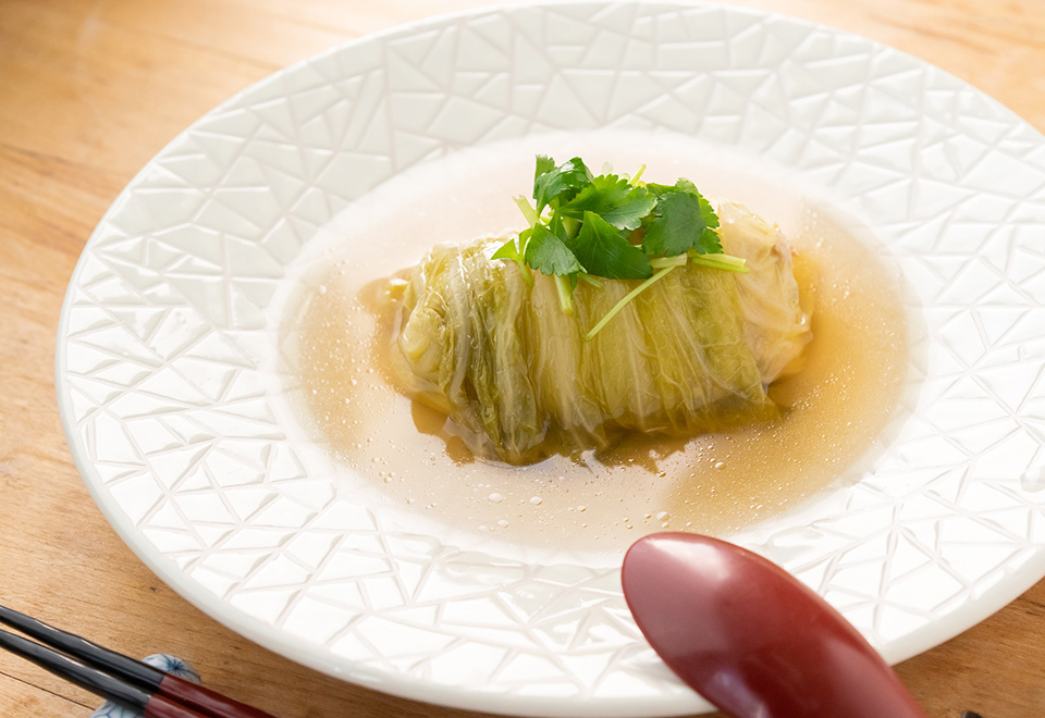 和だしのロール白菜