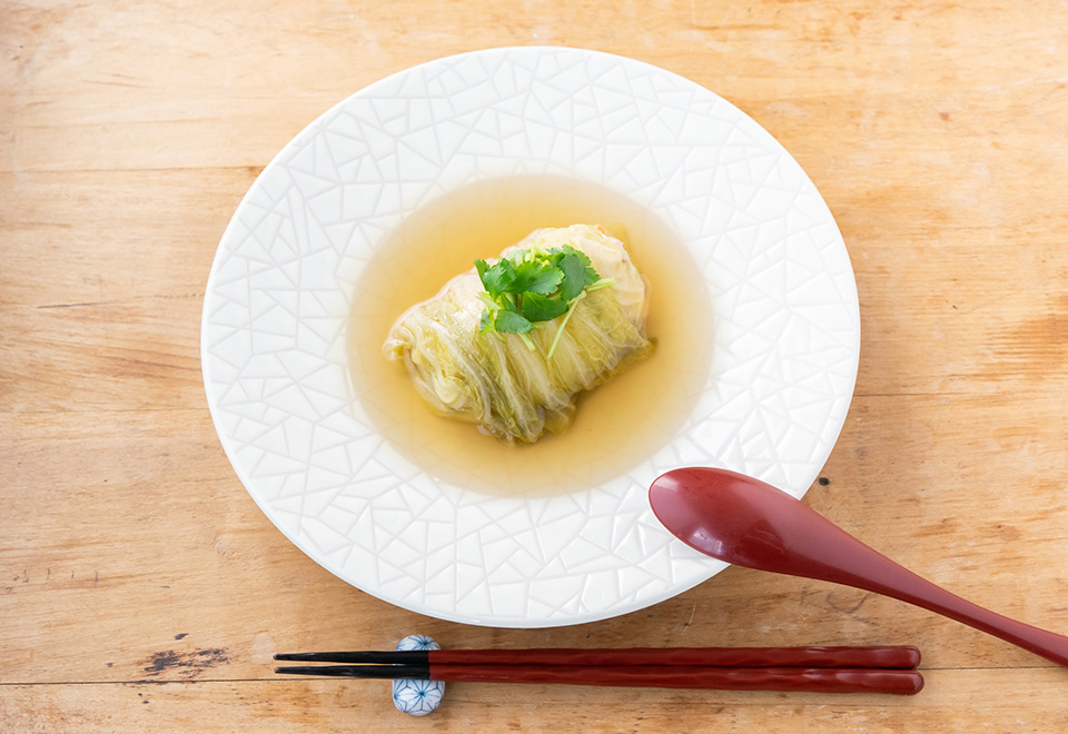 和だしのロール白菜