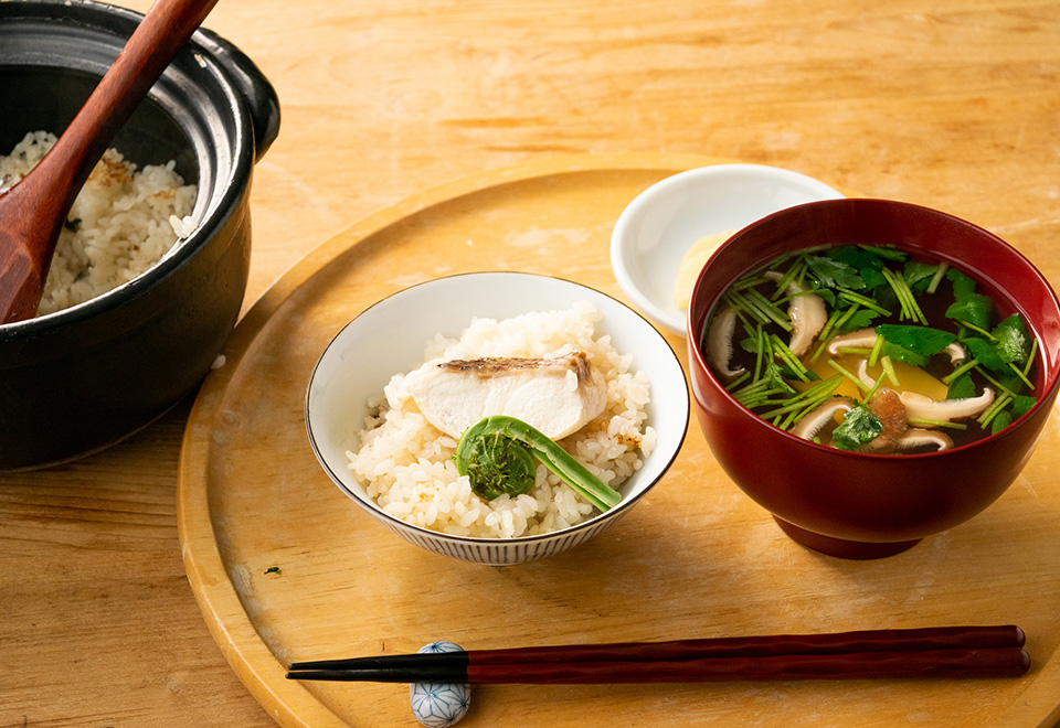 真鯛小鍋仕立て