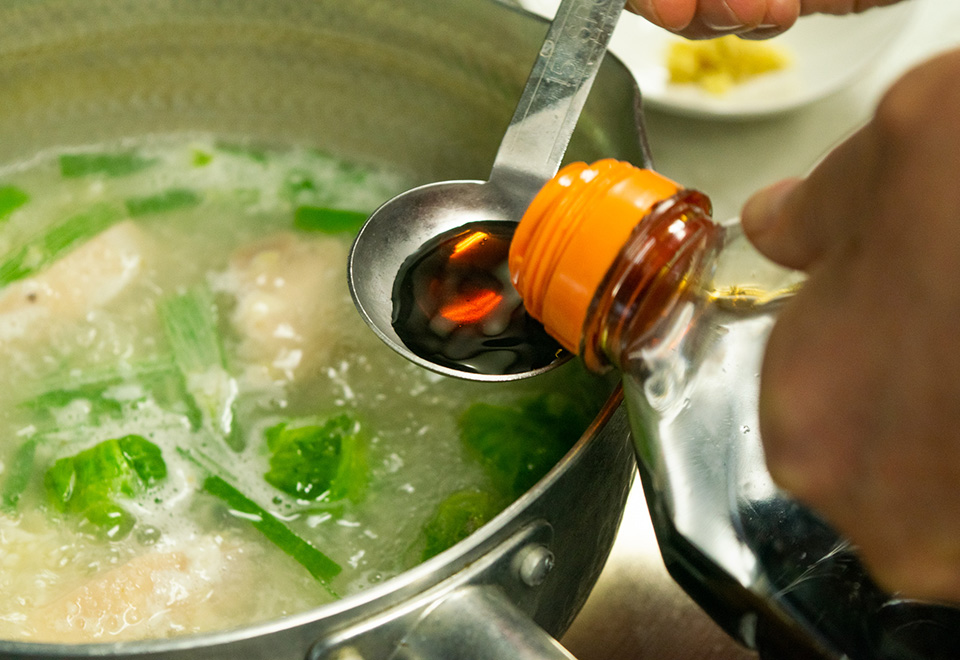 鶏の麹蒸し