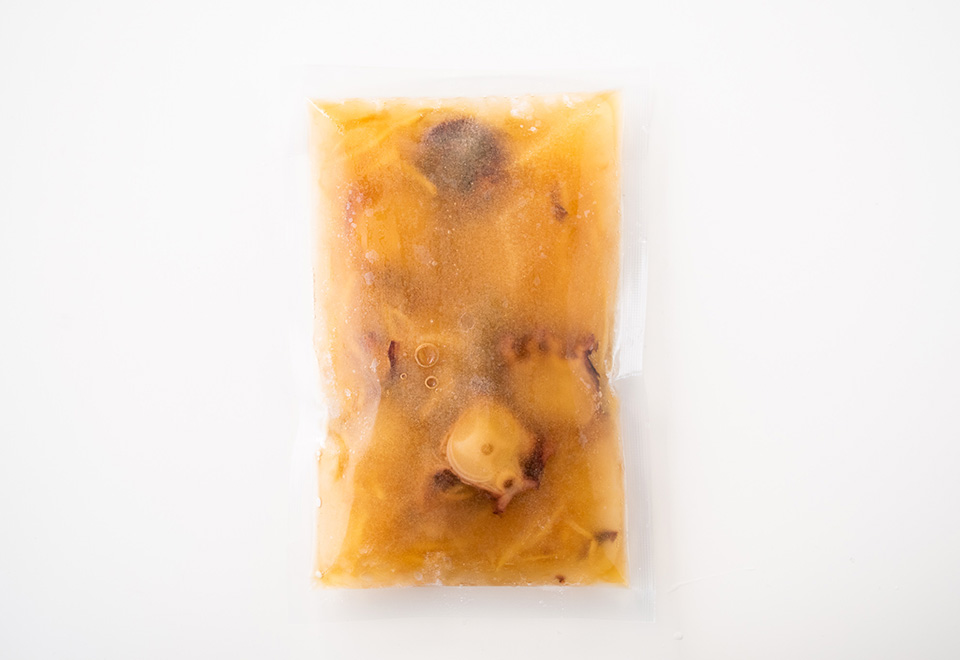 気仙沼産の蛸と生姜めし