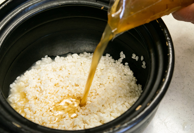 気仙沼産の蛸と生姜めし