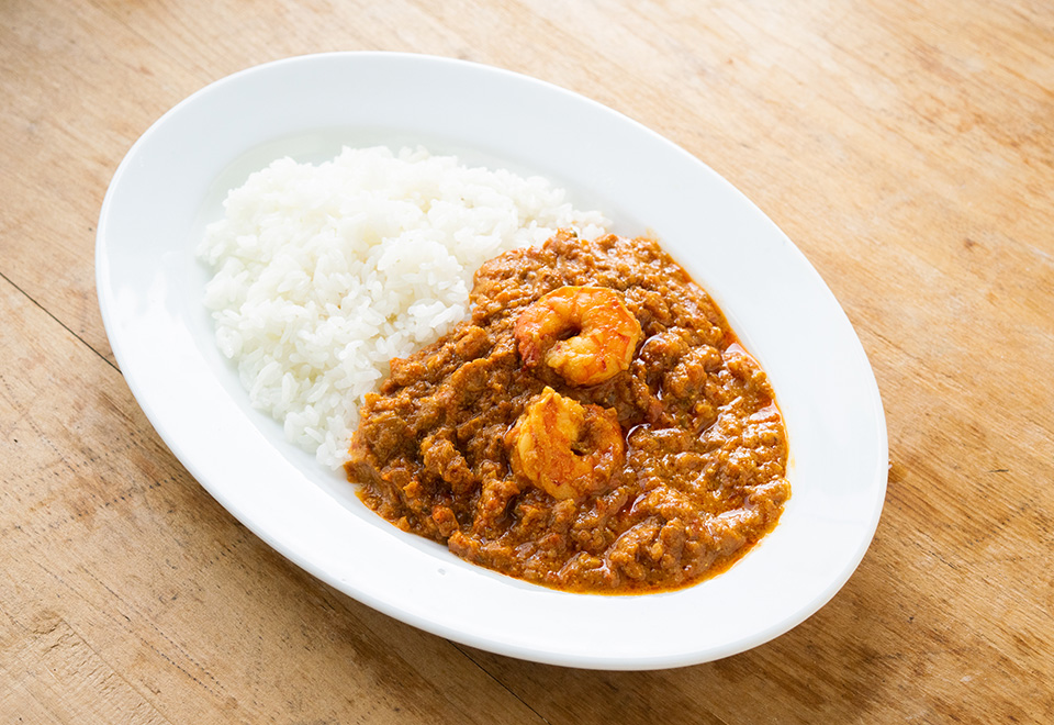 海老とレモンのスパイスカレー