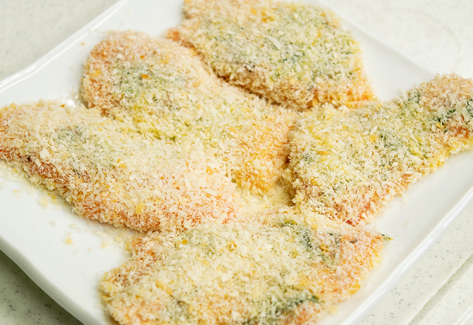 サーモンフレッシュハーブカツレツ