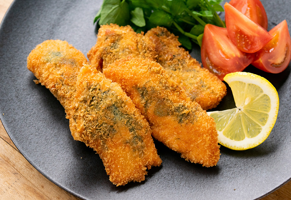 サーモンフレッシュハーブカツレツ