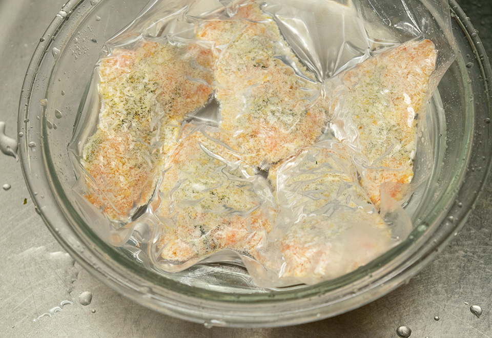 サーモンフレッシュハーブカツレツ