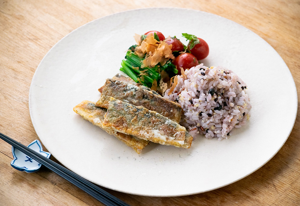 さんまカレー竜田揚げ