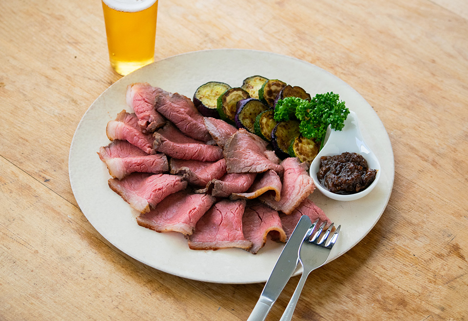 国産牛 ローストビーフ 三升漬けソース｜気仙沼から無添加手作りお惣菜