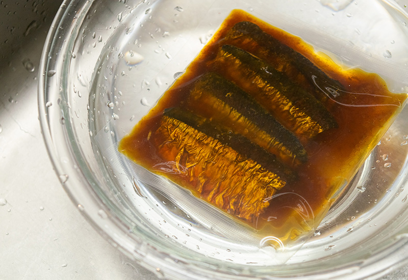 焼きさんま　たっぷり中華甘酢たれ