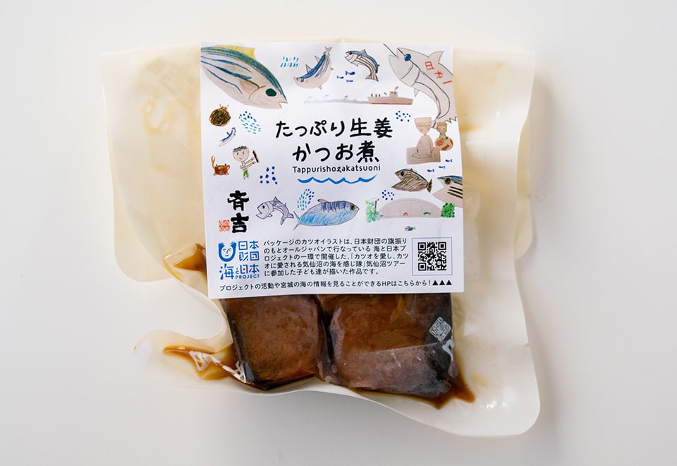 たっぷり生姜かつお煮