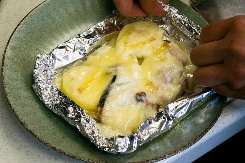 鱈とじゃがいものチーズ焼き