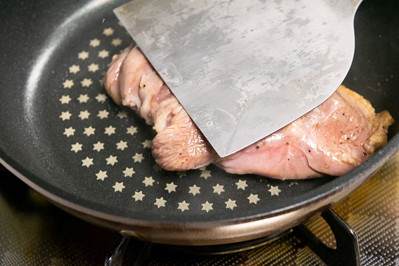 野田鴨と米油のコンフィ
