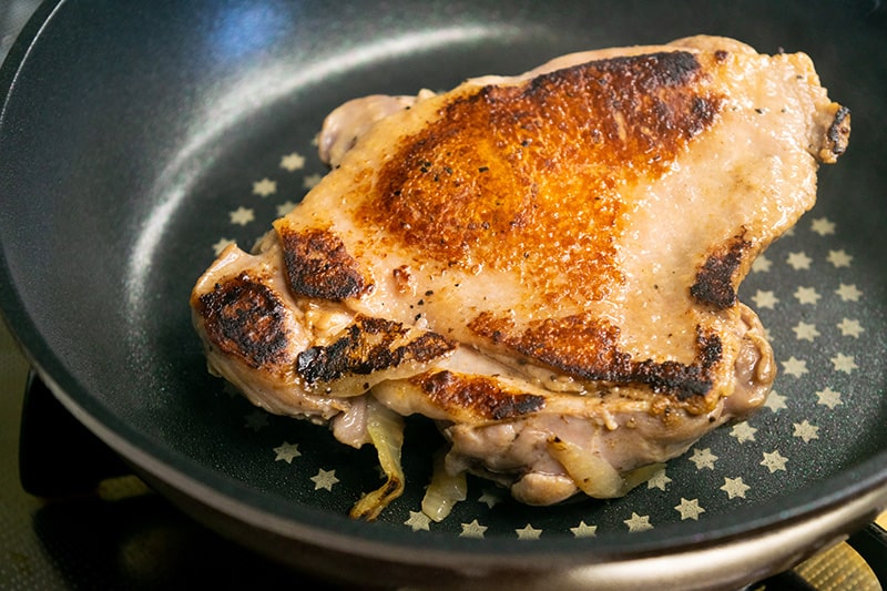 野田鴨と米油のコンフィ