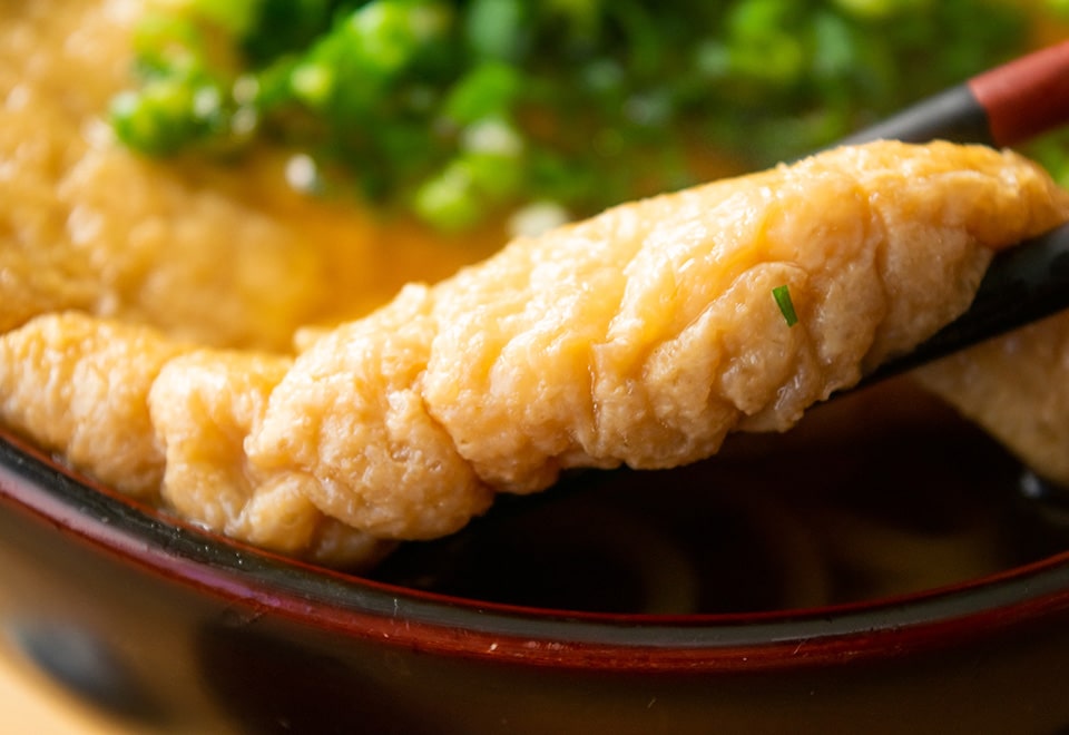 源助豆腐大揚げうどん