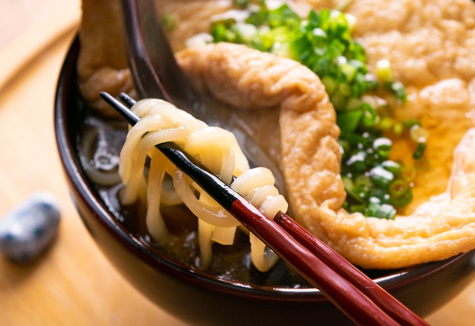 源助豆腐大揚げうどん