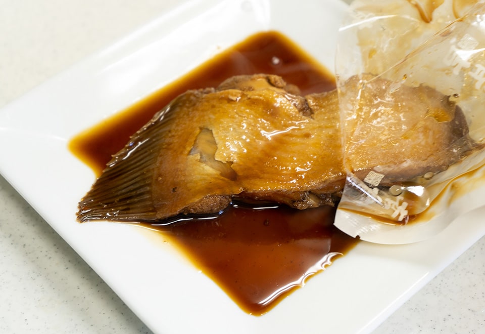 真かれい煮つけ