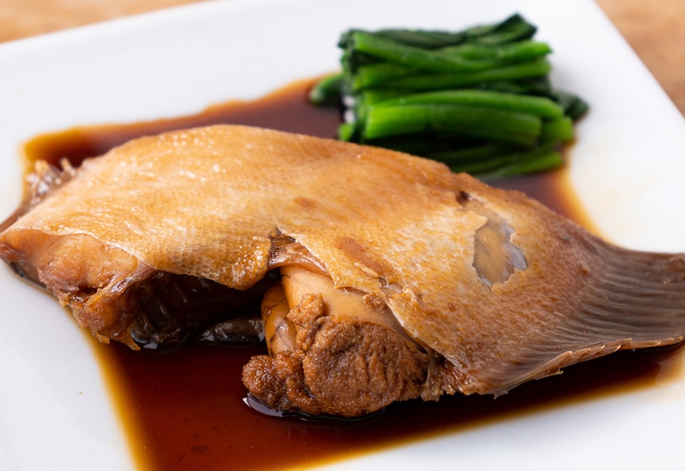 真かれい煮つけ