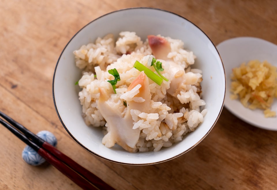 ほっき貝の炊き込みご飯