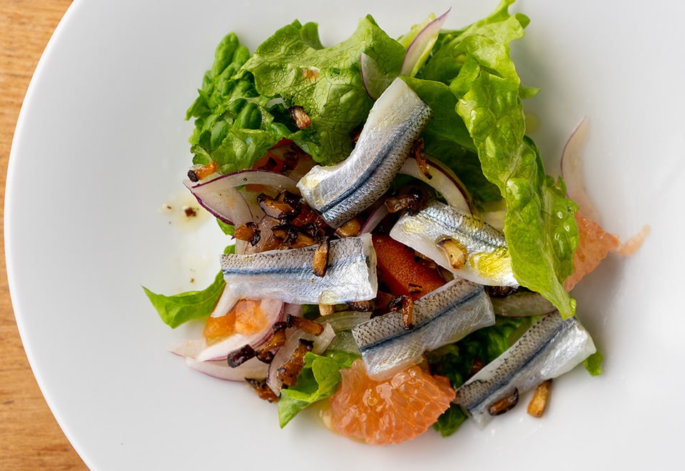 気仙沼産さより 酢あらい