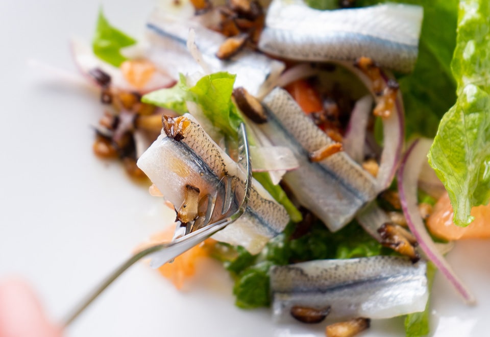 気仙沼産さより 酢あらい