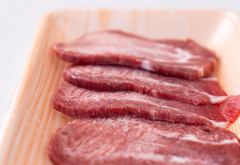 国産牛の牛タン