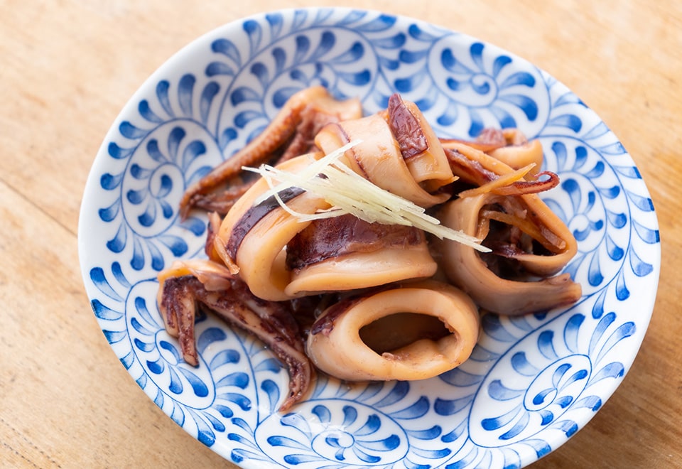 ヤリイカ煮つけ