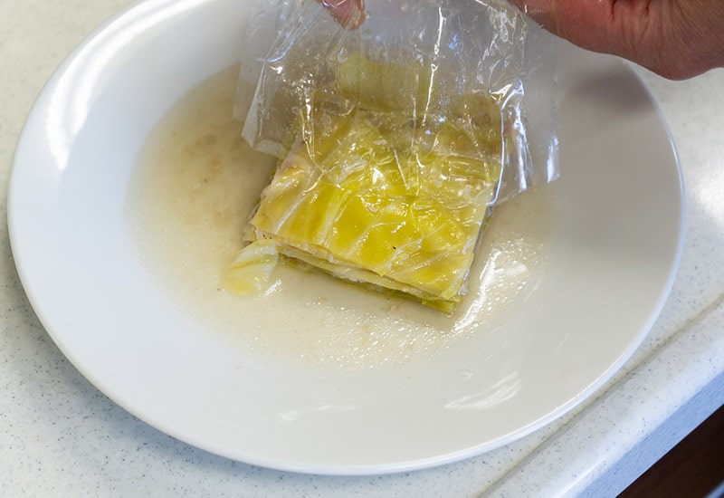 キャベツと豚肉のミルフィーユ蒸し