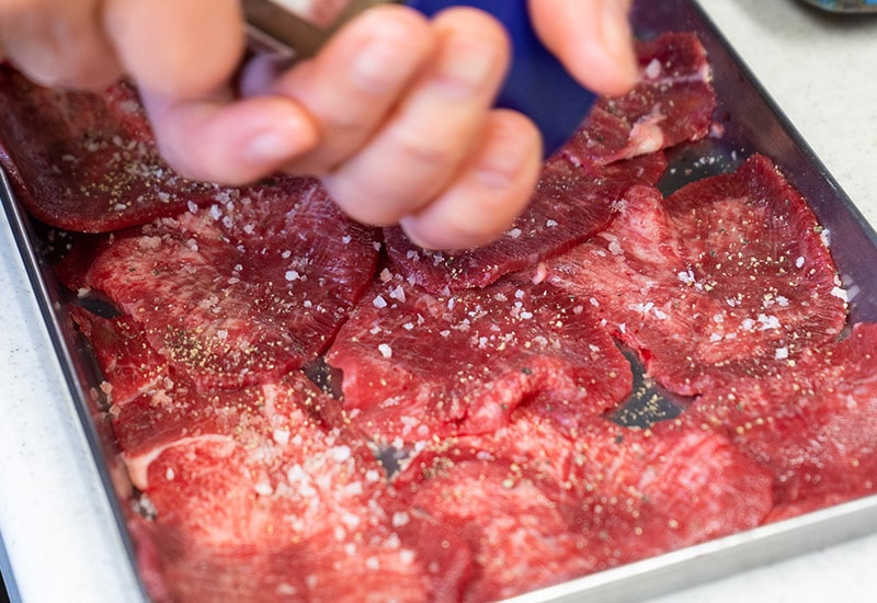 国産牛の牛タン