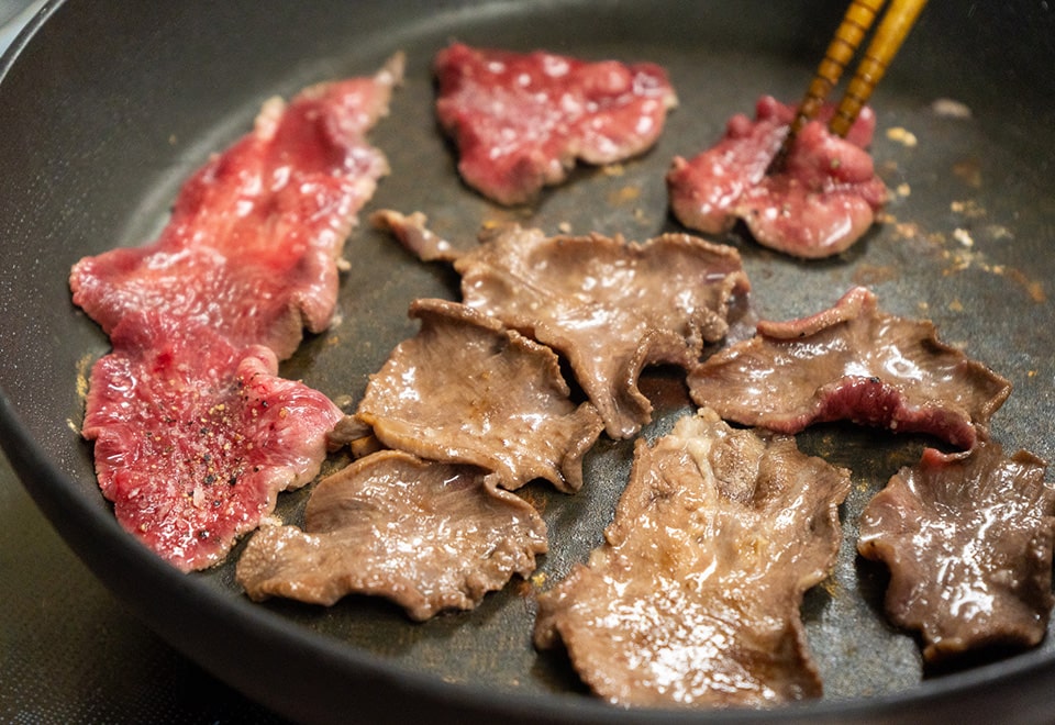 国産牛の牛タン