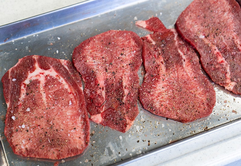 国産牛の牛タン