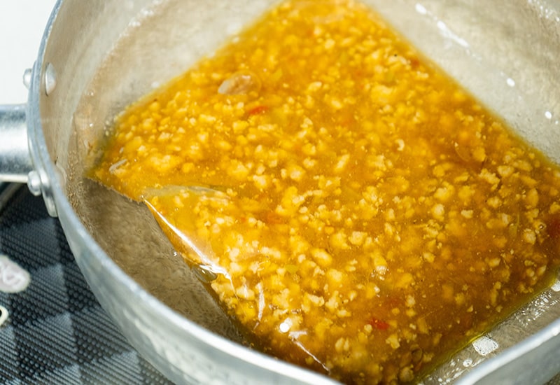 あっさり和だしカレー麻婆ソース