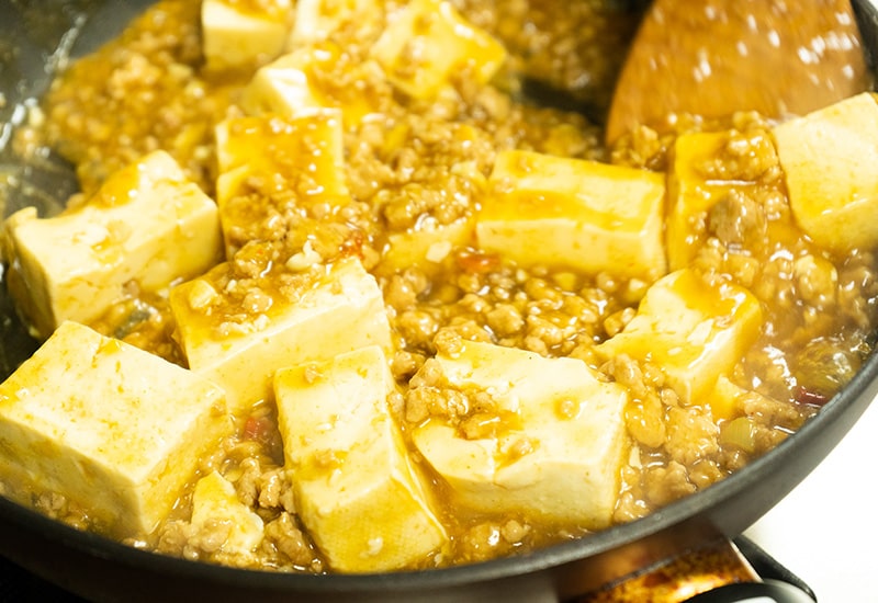 あっさり和だしカレー麻婆ソース