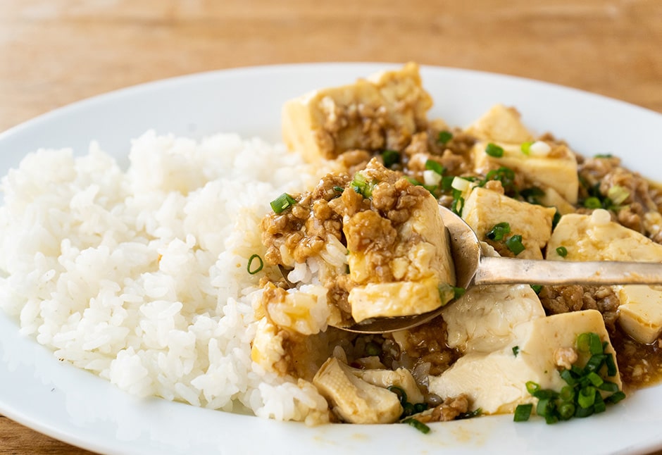 あっさり和だしカレー麻婆ソース