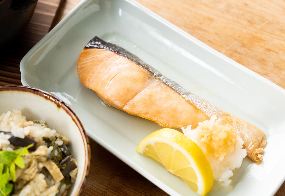 天然真ます　塩焼き