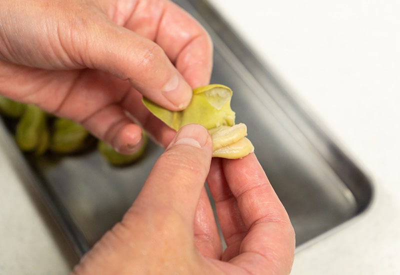 宮城県村田町のそら豆